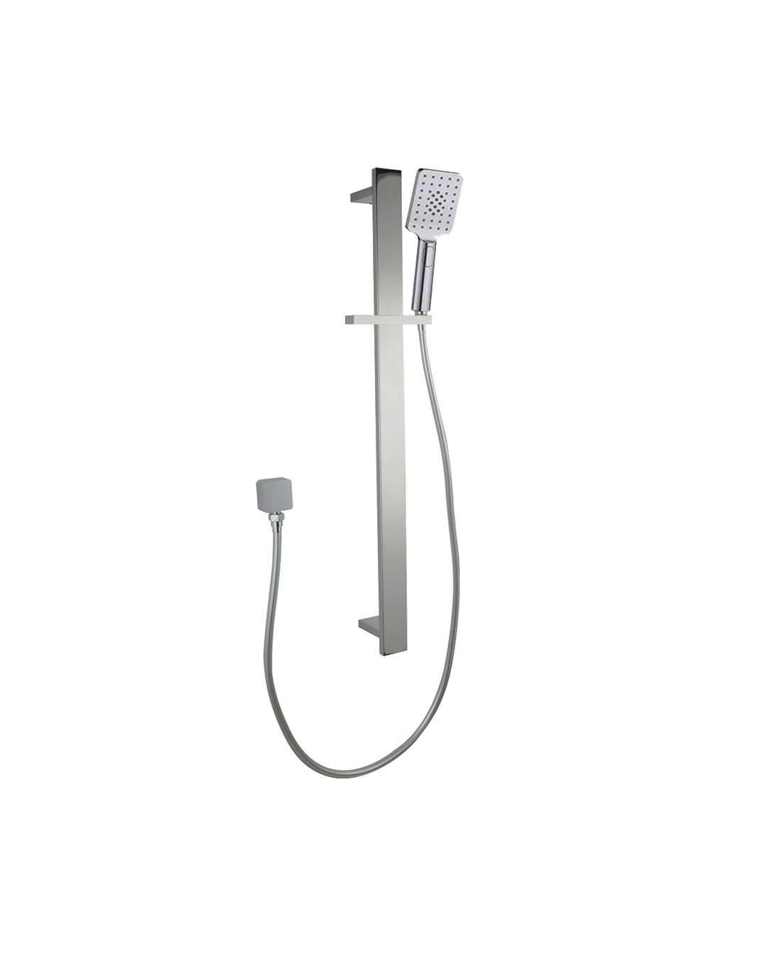 Sliding Shower Rail(ABS Handheld Shower) brushed nickel