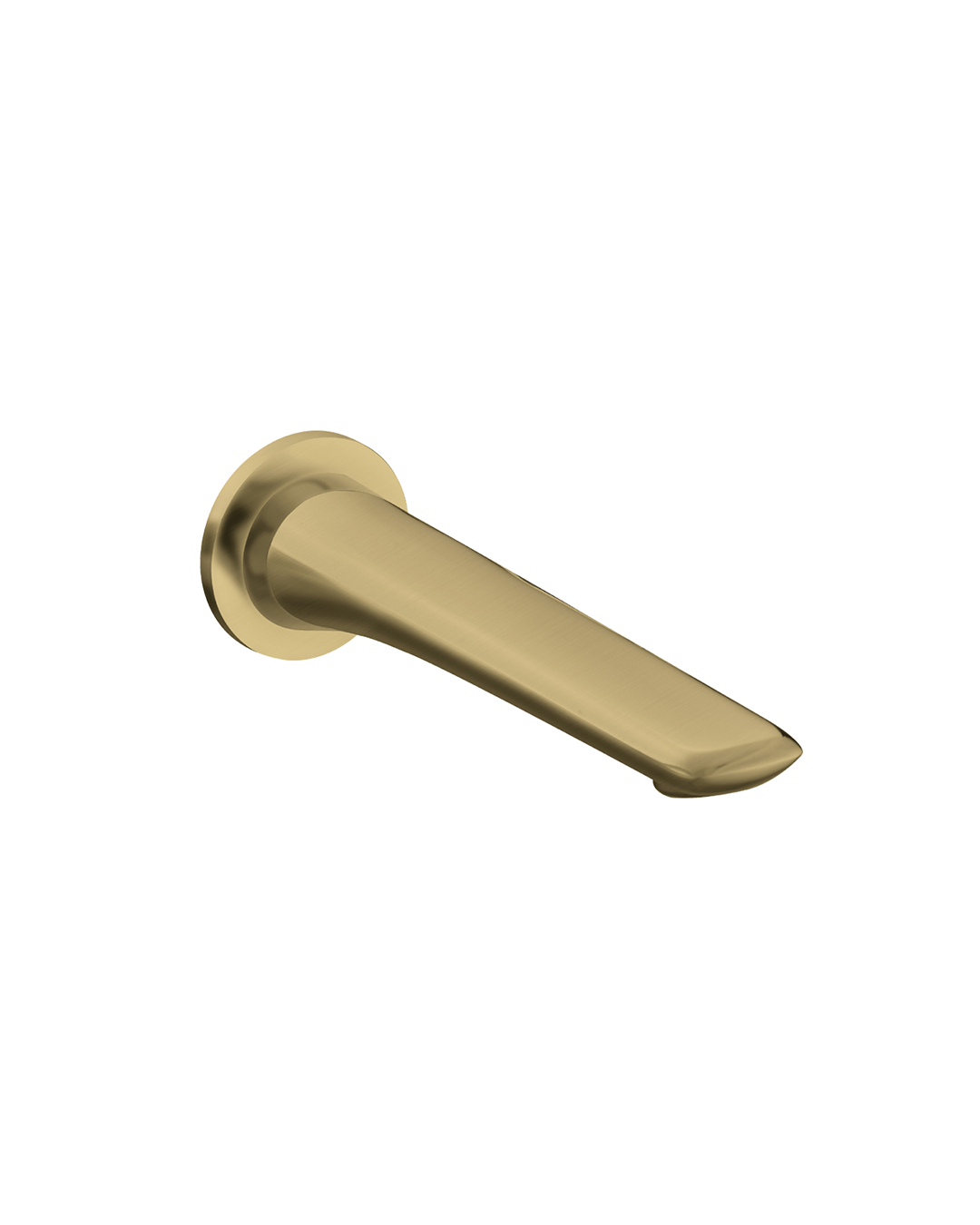 water spout brushed yellow gold