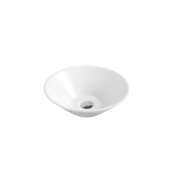 Spin 43B High Gloss White Above Counter Round Basin
