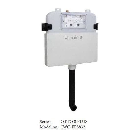 Rubine Otto 8 Plus Concealed 80mm Cistern