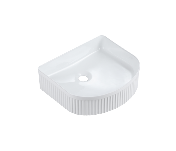 Cora Above Counter Fluted Arch Basin