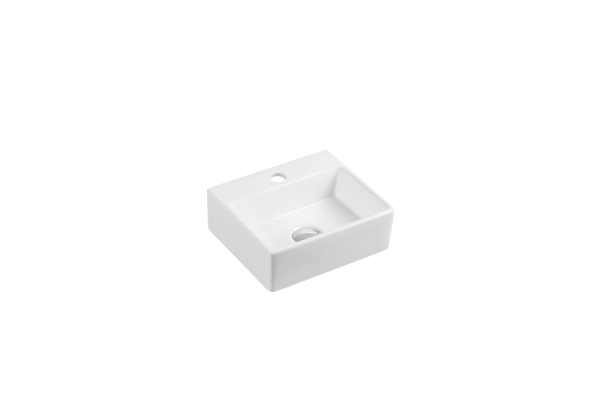 Mini 33 High Gloss White Compact Wall Hung Basin